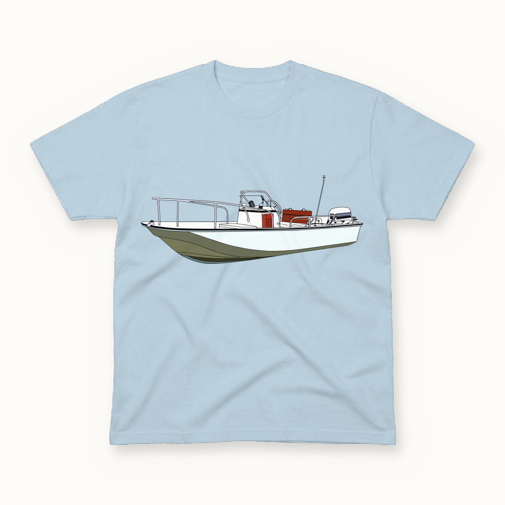 Boston Whaler Tee in powder blue
