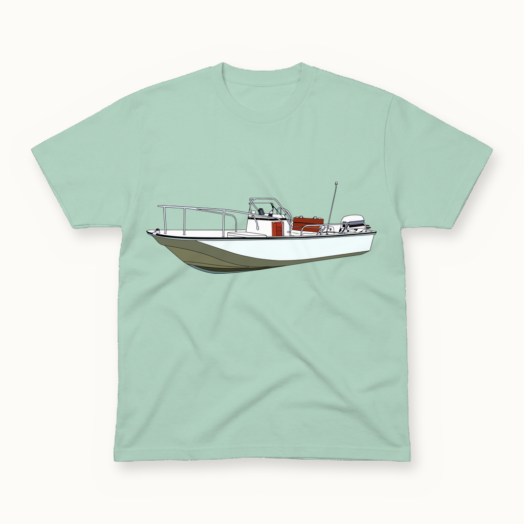Boston Whaler Tee in seafoam