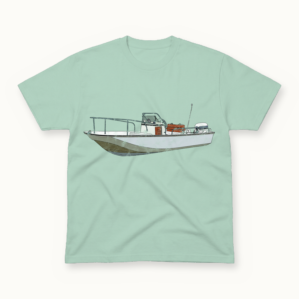 Boston Whaler Silver Tee in seafoam