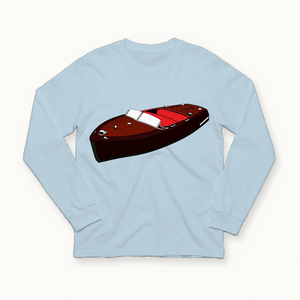 Chris Craft Champion Long Sleeve in powder blue