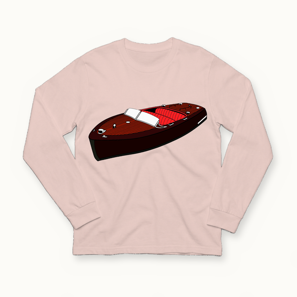 Chris Craft Champion Long Sleeve in shell blush