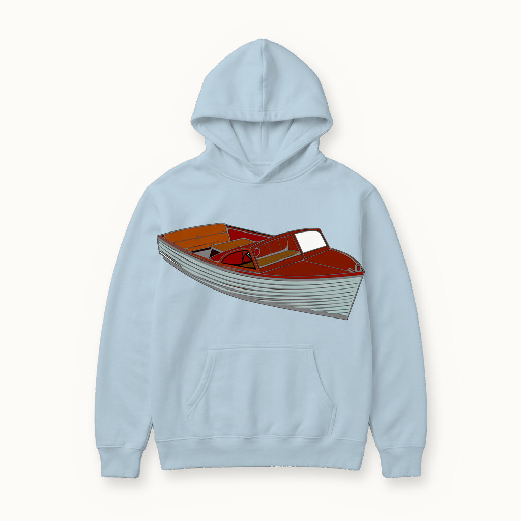 Irwin Hoodie in powder blue