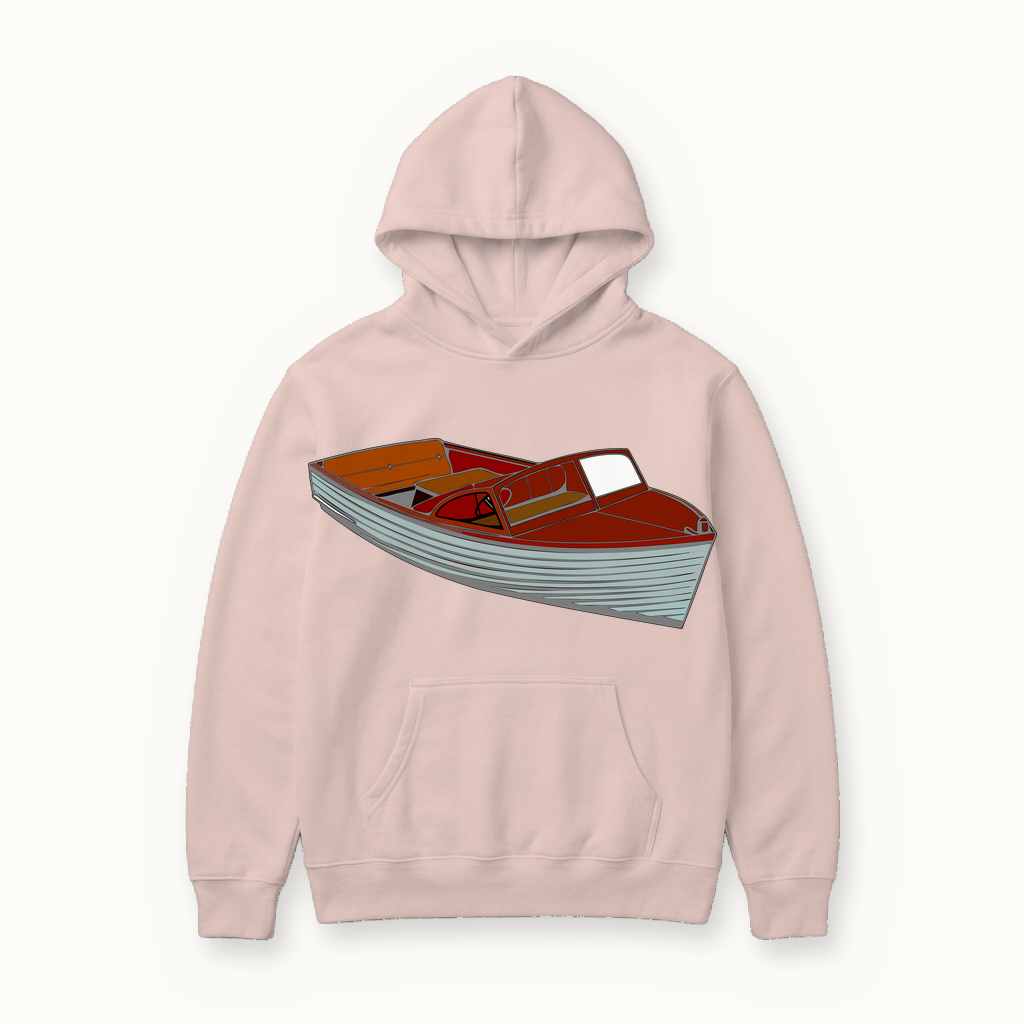 Irwin Hoodie in shell blush