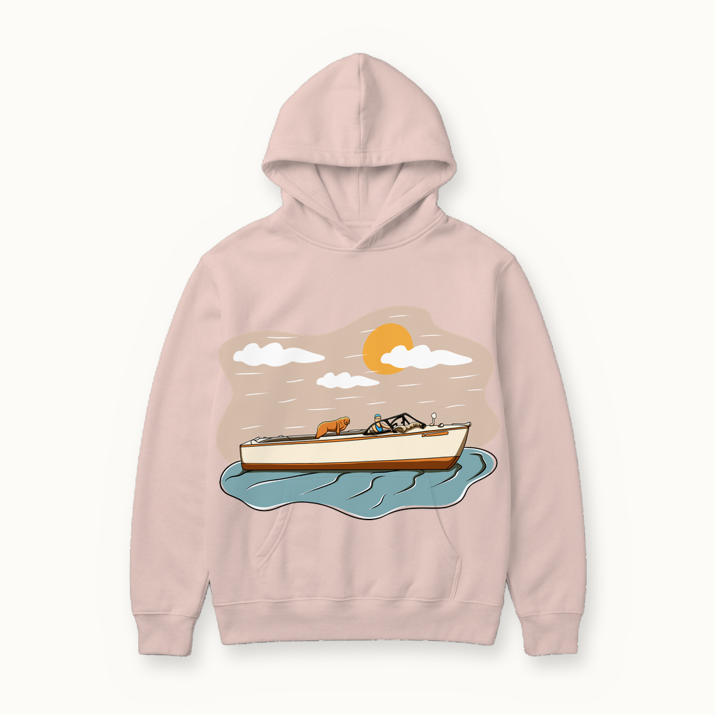 The Gander Hoodie in shell blush