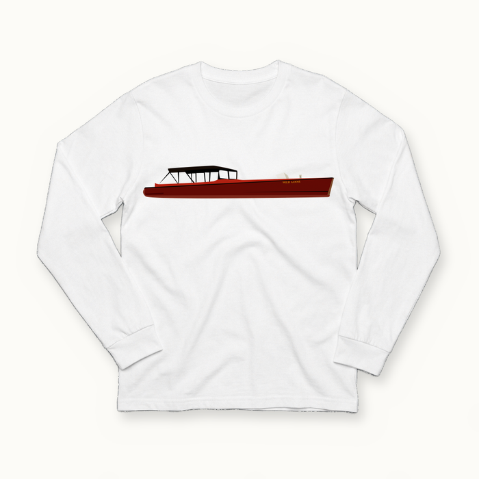 The Wild Goose Long Sleeve in white