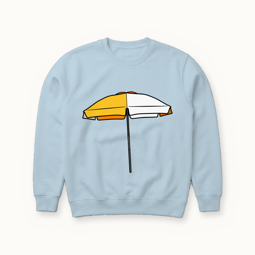 QFC Umbrella Sweatshirt in powder blue