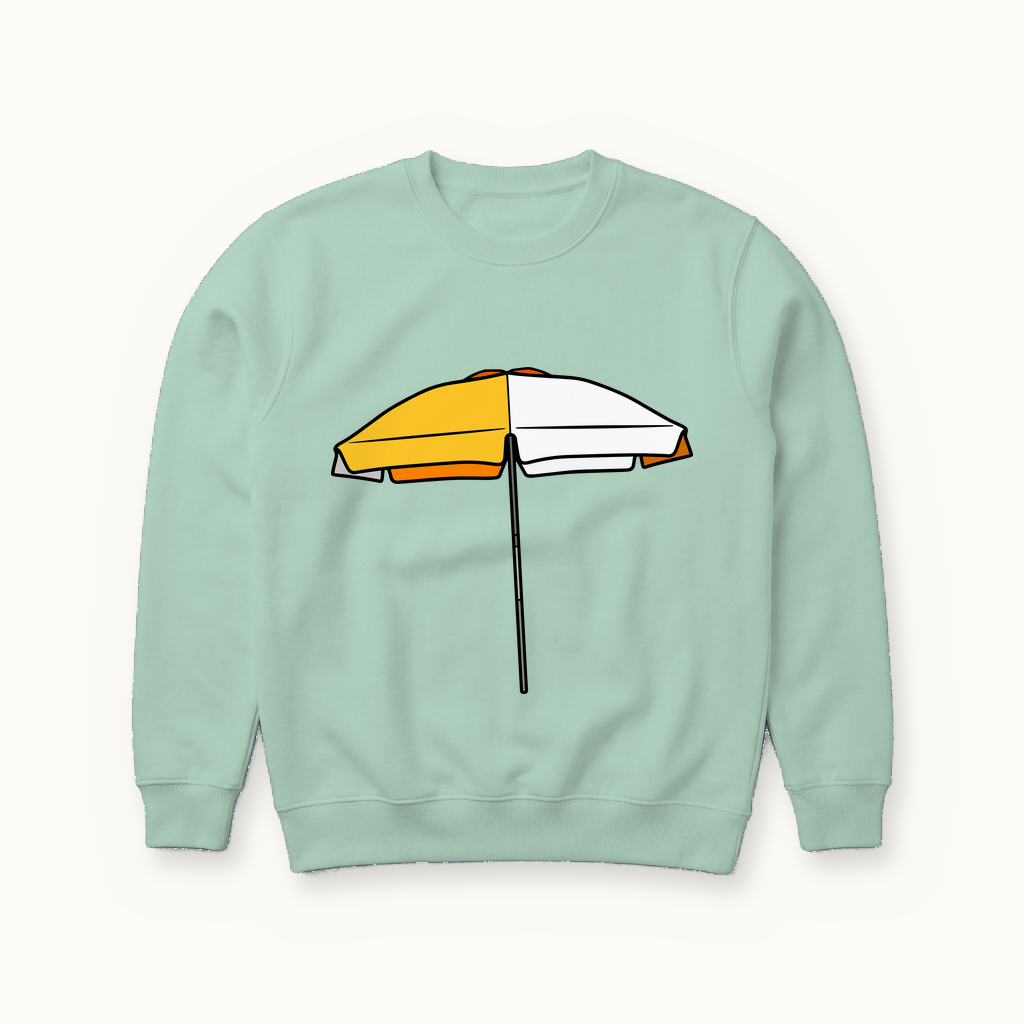 QFC Umbrella Sweatshirt in seafoam
