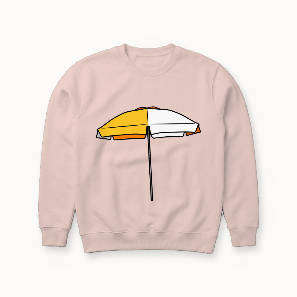 QFC Umbrella Sweatshirt in shell blush