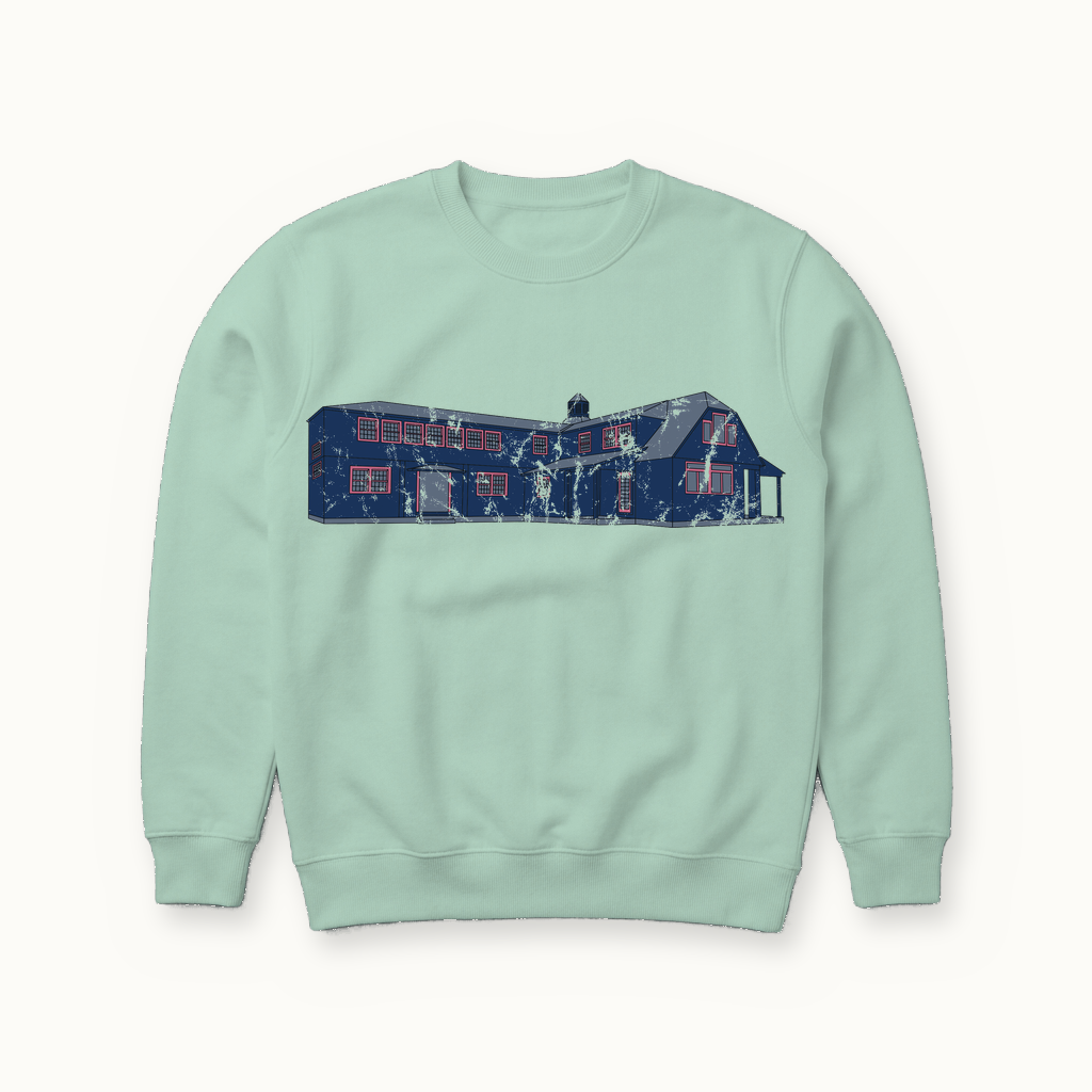 The Squash Court Sweatshirt in seafoam