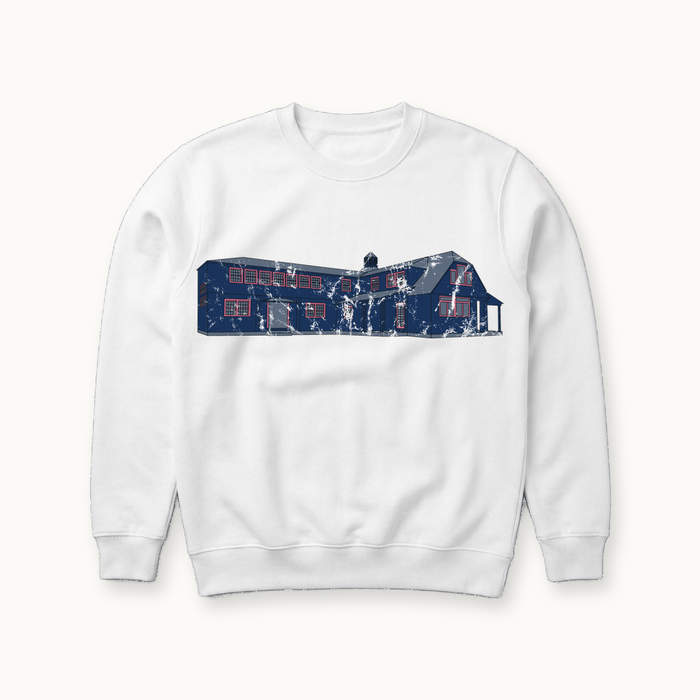 The Squash Court Sweatshirt in white