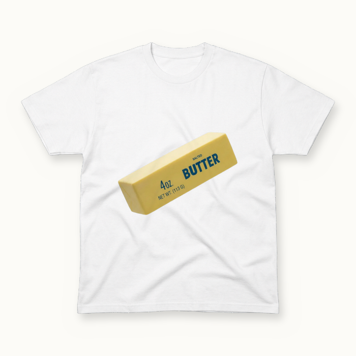 Salted Butter Tee, white