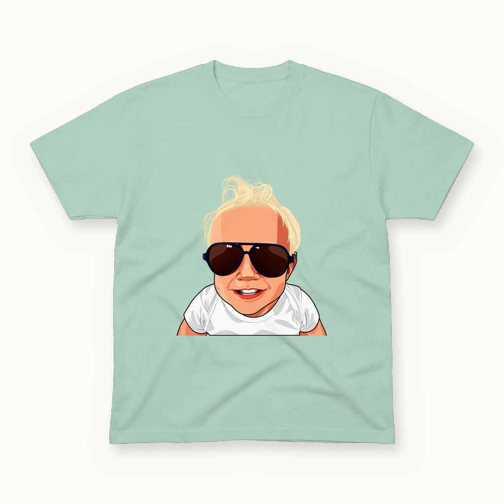 Freddie Tee in seafoam