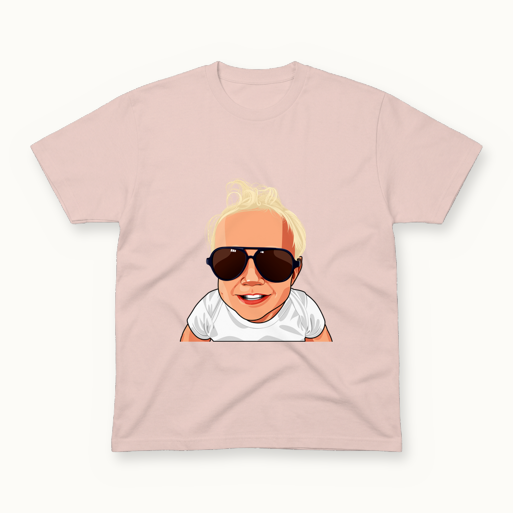 Freddie Tee in shell blush