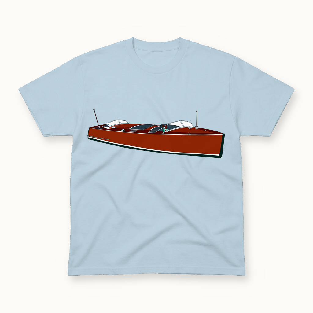 Garwood Runabout Tee in powder blue