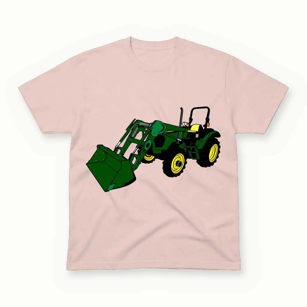 John Deere Tractor Tee in shell blush