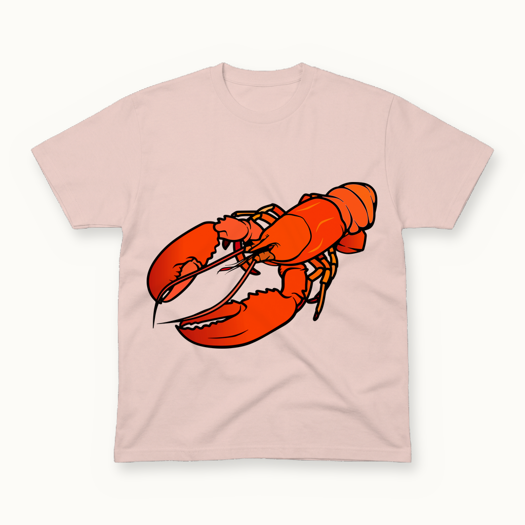 Lobster Tee in shell blush