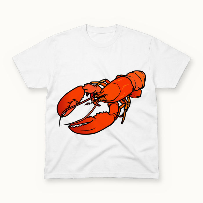 Lobster Tee in white
