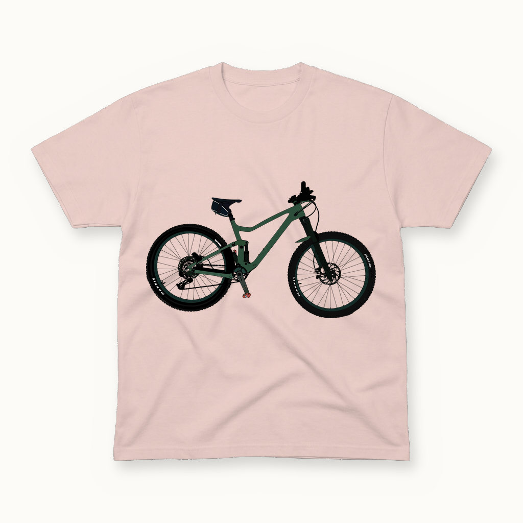 Matties Bike Tee in shell blush