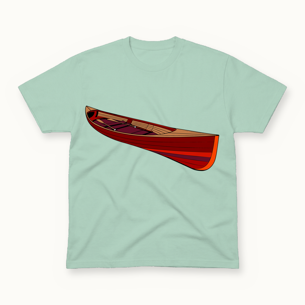 Rowing Skiff Tee in seafoam