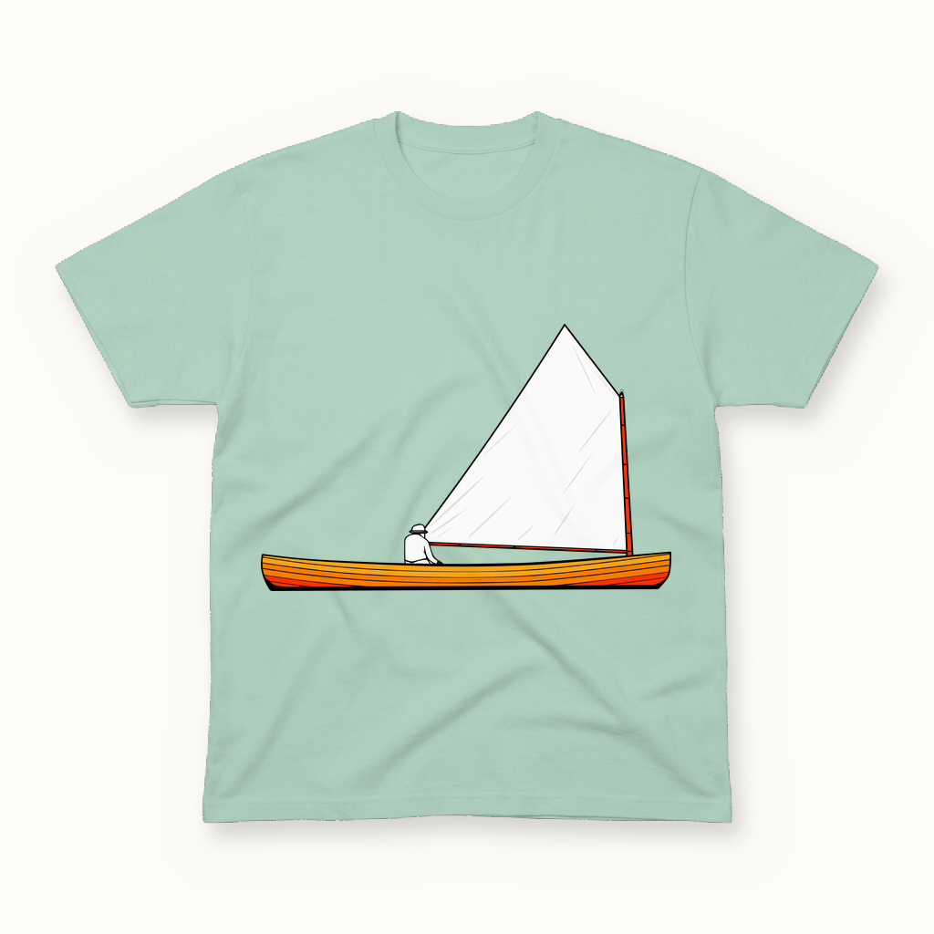 Sailing Skiff Tee in seafoam