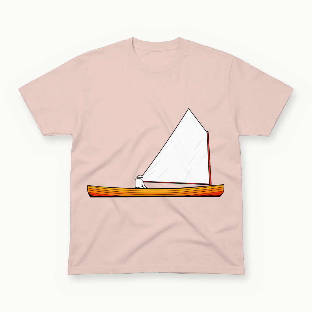 Sailing Skiff Tee in shell blush